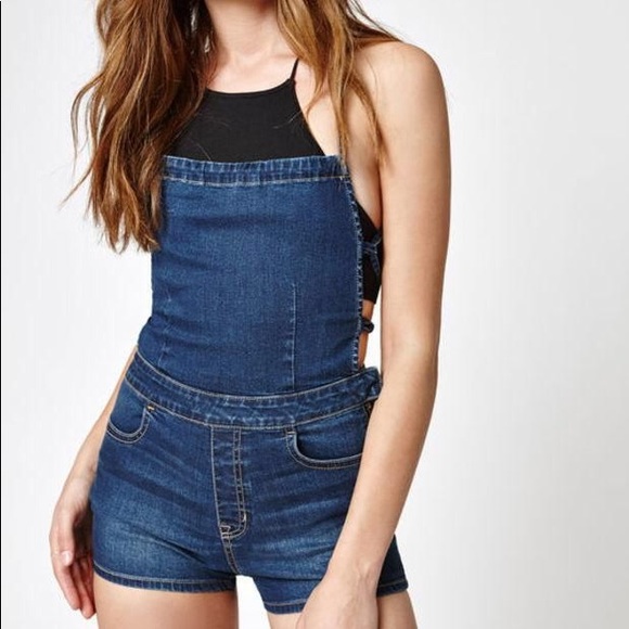 Final Pacsun Crossed Back Blue Denim 